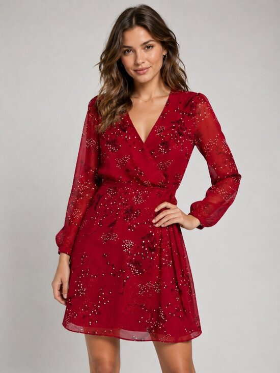Madewell Dresses & Skirts - Madewell Hazelwood Wrap-Front Mini Dress in Windswept Floral Size 4